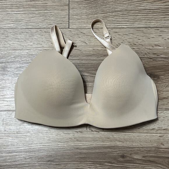 Auden Other - Auden Women’s Beige The Bliss Lightly Lined Wirefree Bra Size 32D (A45)
